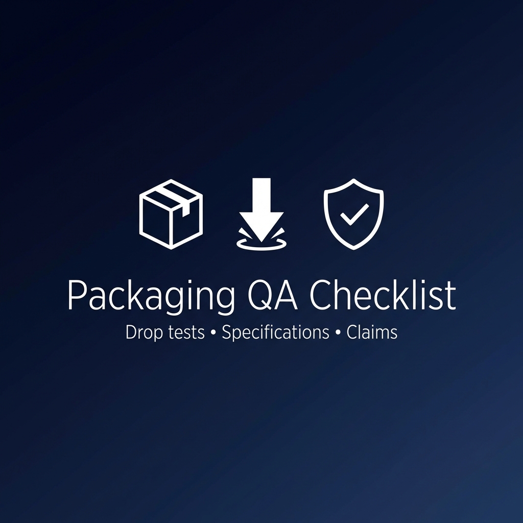 Packaging QA Checklist: Drop Tests, Carton Specs, and Damage Claims